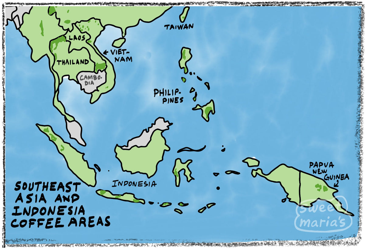 Green Coffee from Indonesia and South East Asia | Sweet Maria's
