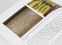 Image of coffee cupping from The Coffee Roaster's Companion book by Scott Rao. Caption reads "Crusts ready to be broken"