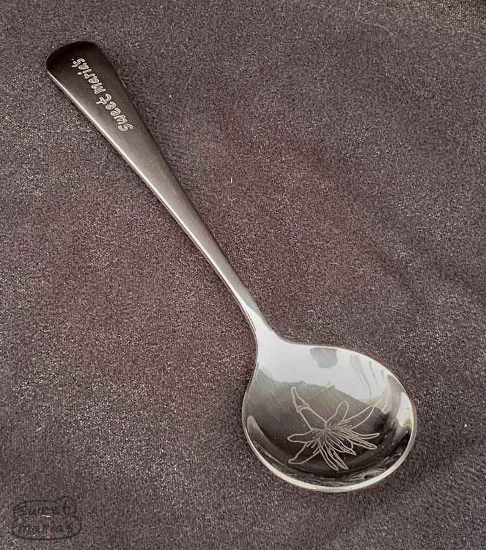 Sweet Maria's Coffee Flower Stainless Steel Cupping Spoon