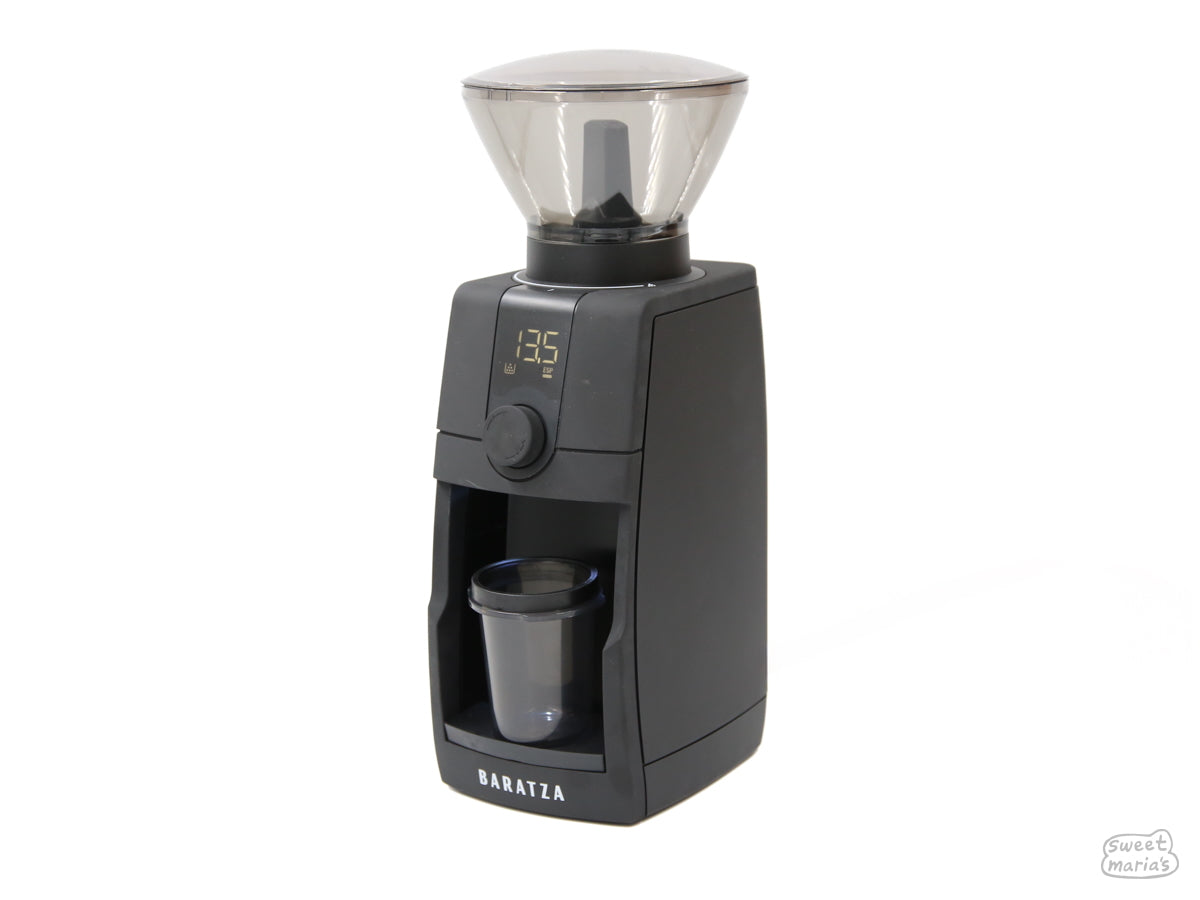 The Baratza Encore ESP PRO pictured with dosing cup.