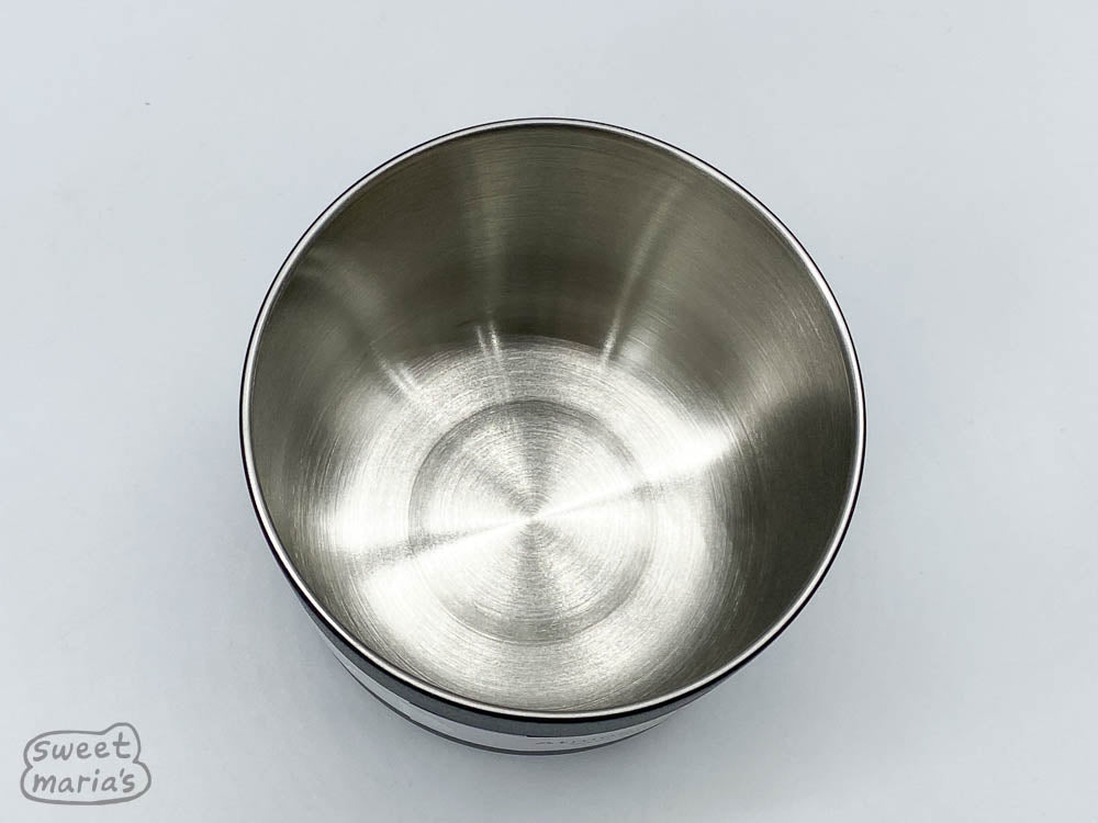 Interior of the lid. Fellow Atmos Vacuum Coffee Canister .7L -Black Stainless Steel