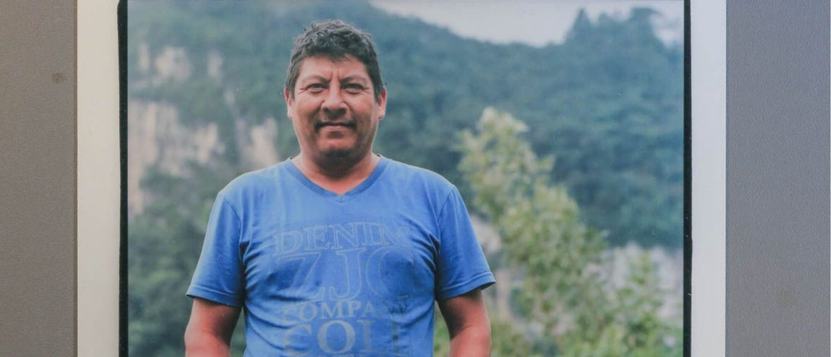 Film photo of Aler Villatoro in Peña Blanca area of Huehuetenango, Guatemala, cropped.