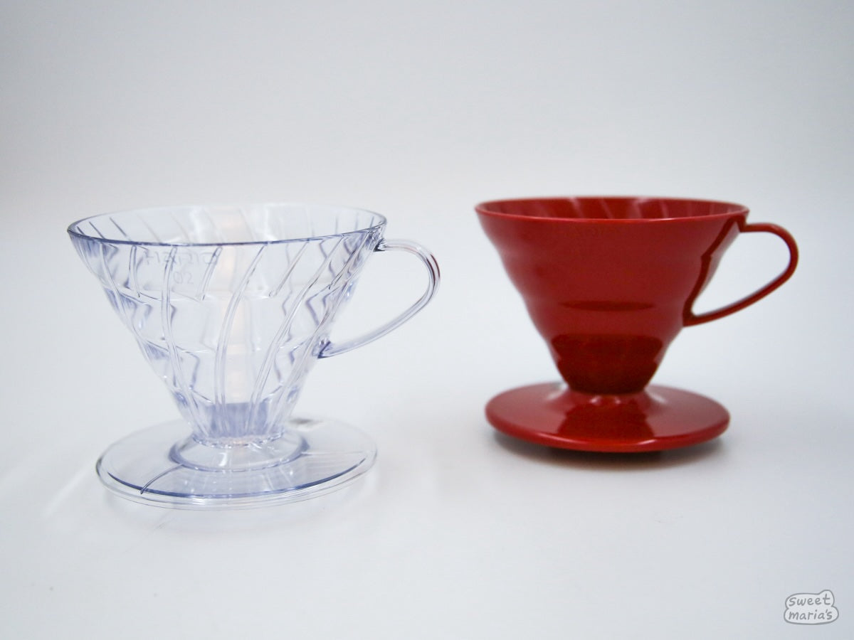 Hario V60 Plastic Coffee Dripper - Clear