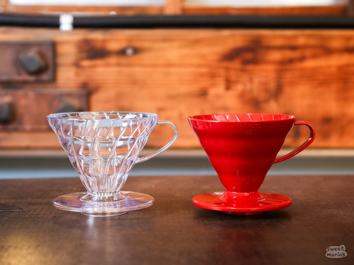Hario V60 Plastic Coffee Dripper - Red