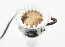 Large Wave 185 Stainless Steel Dripper by Kalita