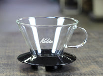 Wave Glass Dripper by Kalita