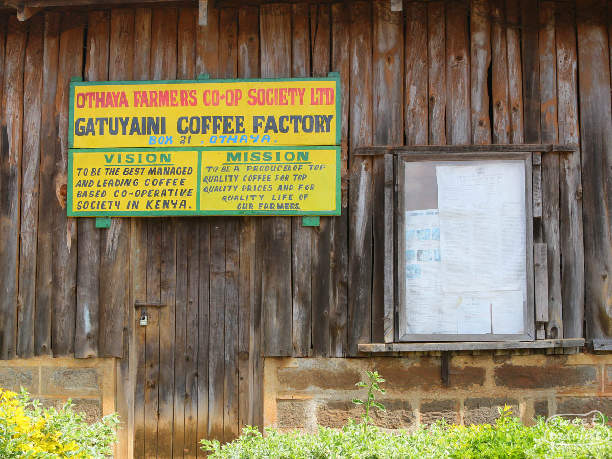 Hand-painted sign that reads