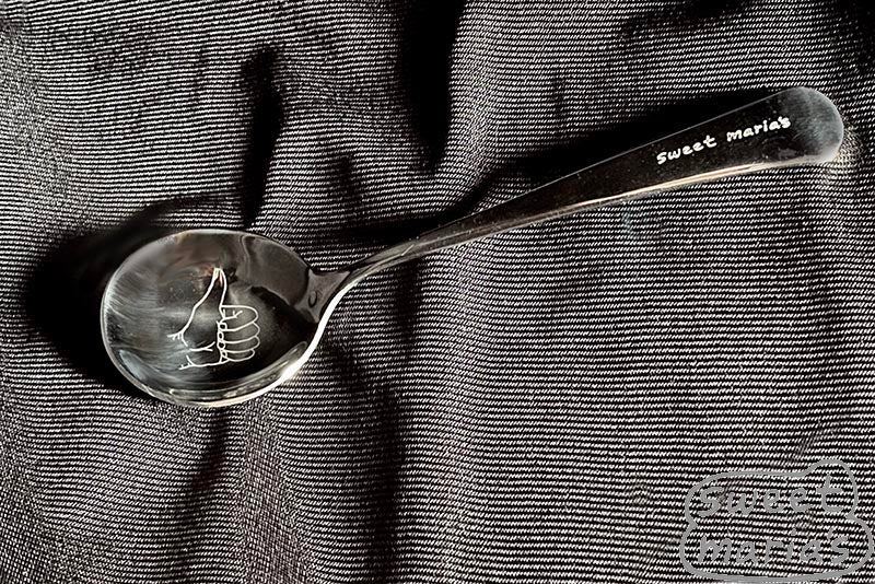 Sweet Maria's Thumbs Up Stainless Steel Cupping Spoon