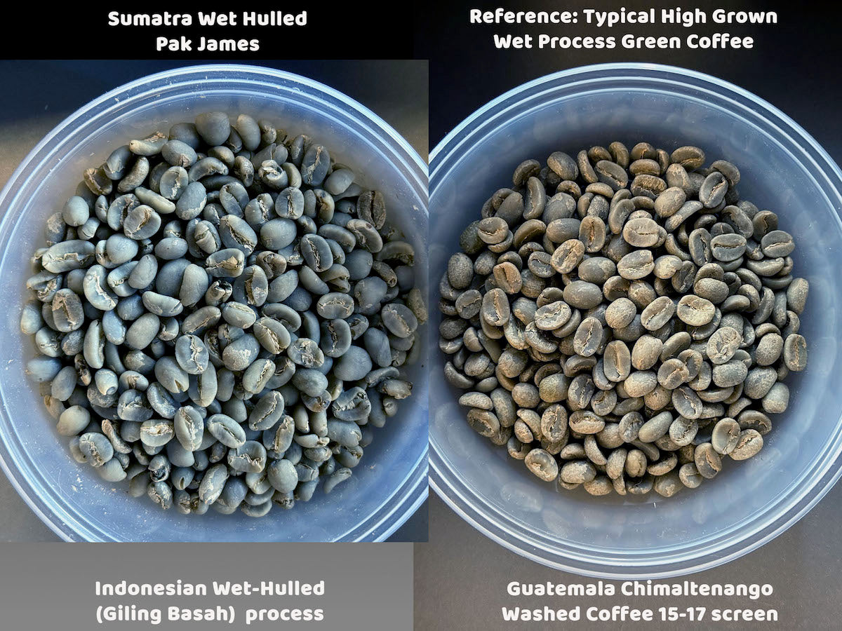 Sumatra Wet Hulled Pak James Cupping Chart 
