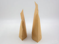 These stand up pouch bags have a gusset of around 3 1/2".