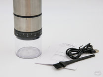 Cordless Electric Grinder with SS Burrs - Silver