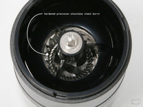 Charging port and On/Off button on top (Graphite Blue color shown)