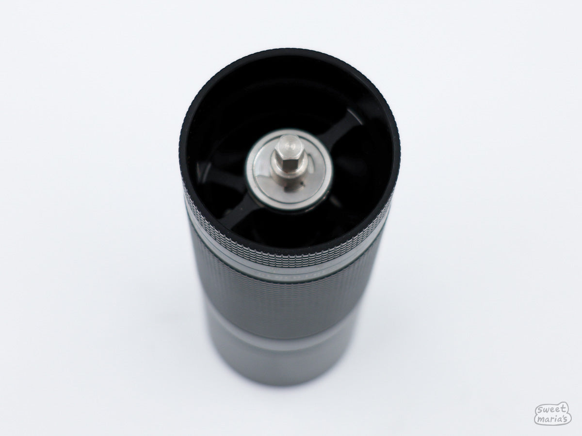 Easy Adjust Hand Grinder with SS Burrs - Black
