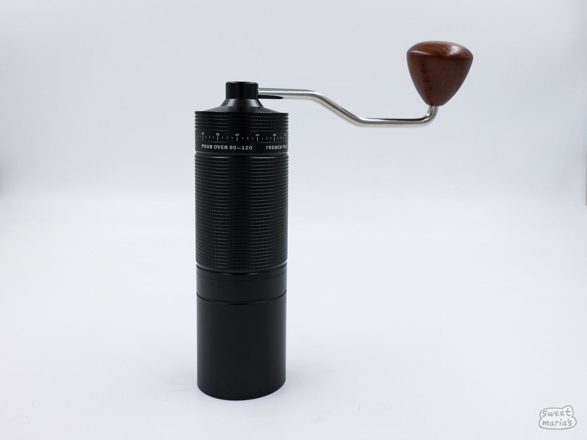 Easy Adjust Hand Grinder with SS Burrs - Black