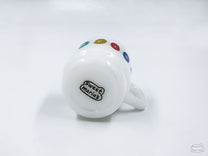 The Sweet Maria's Milk Glass Mugs can hold at most 8 oz of your coffee