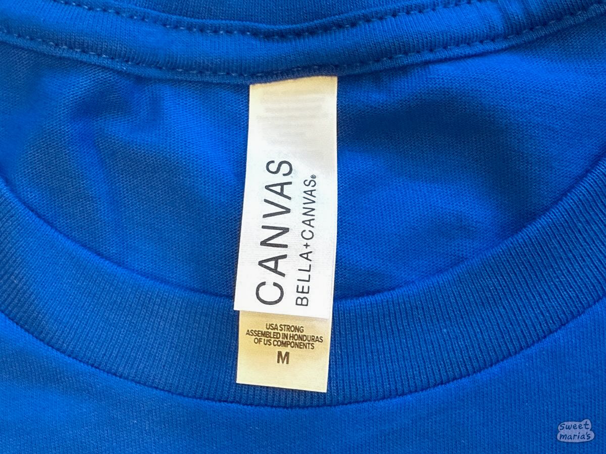 Printed on Bella+Canvas 100% cotton shirts.